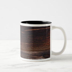 Tasse 2 Couleurs États-Unis, Saumon, Idaho, Cabane en rondins