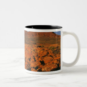 Tasse 2 Couleurs États-Unis, Utah, Monument Valley. Lumière du couc