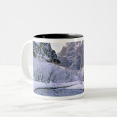 Tasse 2 Couleurs États-Unis, Utah, Zion NP. De nouvelles neiges rec (Devant gauche)