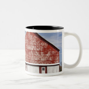 Tasse 2 Couleurs États-Unis, Virginie-Occidentale, Arbovale. Monong