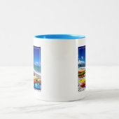 Tasse 2 Couleurs Été Kayaking (Centre)