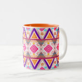 Tasse 2 Couleurs Été tribal de Boho Island (Devant droit)