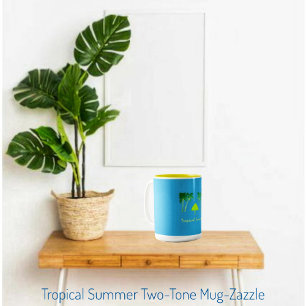 Tasse 2 Couleurs Été tropical