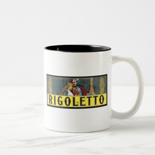 Tasse 2 Couleurs Étiquette de cigare Rigoletto (Droit)