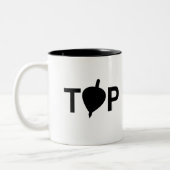 TASSE 2 COULEURS ÉTIQUETTE SUPÉRIEURE (Gauche)