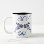 Tasse 2 Couleurs Étiquettes de chien 045 (Gauche)