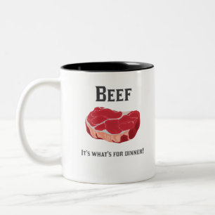 Tasse 2 Couleurs Étoffez, il est ce qui est pour le dîner ! T-shi