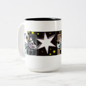 Tasse 2 Couleurs Étoile (Devant gauche)