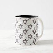 Tasse 2 Couleurs Étoile de David (Devant droit)