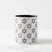 Tasse 2 Couleurs Étoile de David (Centre)