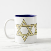 Tasse 2 Couleurs Étoile de David de Matzoh (Gauche)