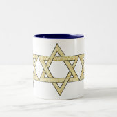 Tasse 2 Couleurs Étoile de David de Matzoh (Centre)