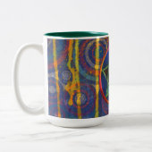 Tasse 2 Couleurs Étoile de vérité celtique (Gauche)