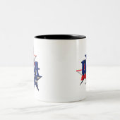 Tasse 2 Couleurs Étoile Etats-Unis (Centre)