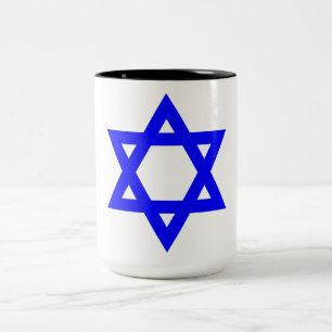 Tasse 2 Couleurs ✡︎ Étoile juive de David