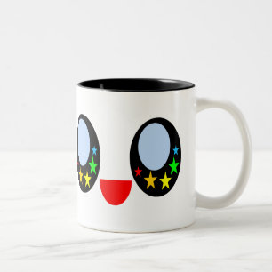 Tasse 2 Couleurs Étoile Kawaii Yeux Visage Heureux Arc-en-Ciel Étoi