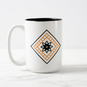 Tasse 2 Couleurs Étoile sindhie (Gauche)