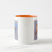 Tasse 2 Couleurs Étoiles de mer sur le sable blanc (Centre)
