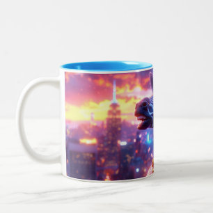Tasse 2 Couleurs Étoiles sur bandes avec ZEBRA ZANZIBAR
