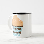 Tasse 2 Couleurs Etre 40 est Sweet Birthday T-shirts et cadeaux (Devant gauche)