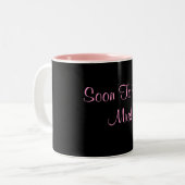 Tasse 2 Couleurs Être bientôt Mme ! (Devant gauche)