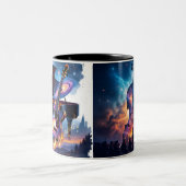 Tasse 2 Couleurs Être intérieur musical (Centre)