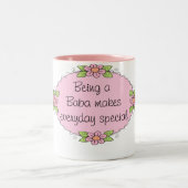 Tasse 2 Couleurs Être un baba fait Speciall quotidien (Centre)