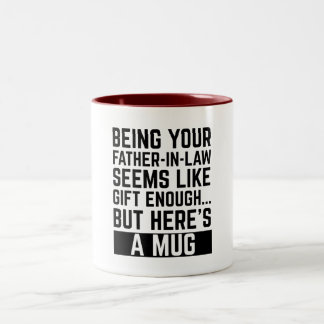 Tasse 2 Couleurs Être votre beau-père semble être un cadeau suffisa
