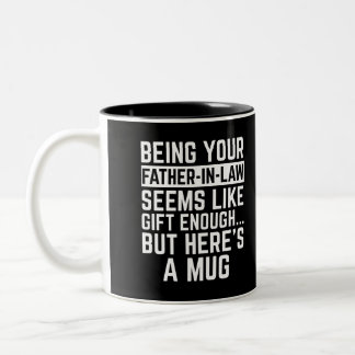 Tasse 2 Couleurs Être votre beau-père semble être un cadeau suffisa