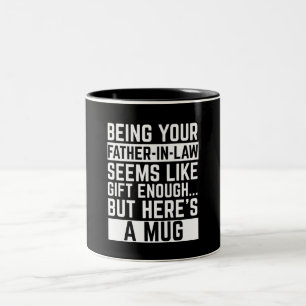 Tasse 2 Couleurs Être votre beau-père semble être un cadeau suffisa
