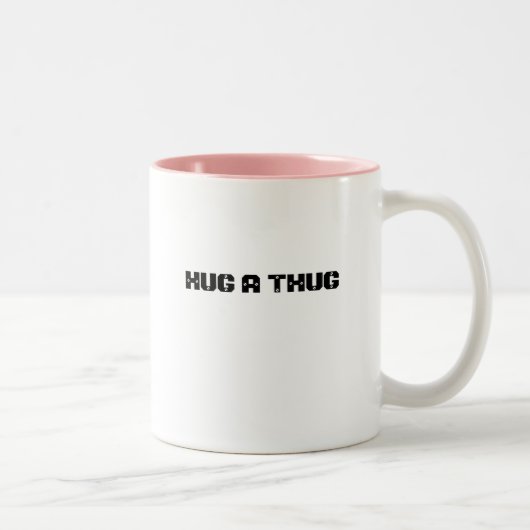 TASSE 2 COULEURS ÉTREIGNEZ UN VOYOU (Droit)
