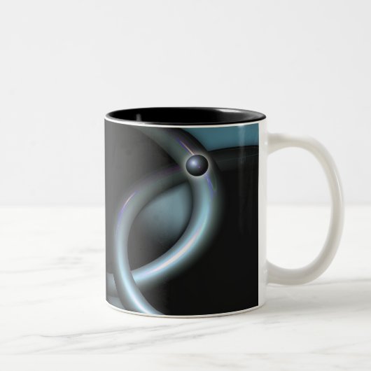 Tasse 2 Couleurs étreinte de la terre (Droit)