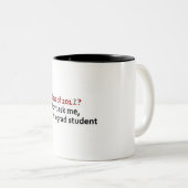 Tasse 2 Couleurs étudiant (Devant droit)
