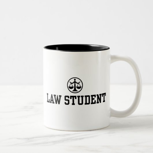 Tasse 2 Couleurs Étudiant en droit (Droit)