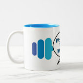 Tasse 2 Couleurs Étudiez vos mots en boule (Gauche)