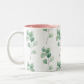 Tasse 2 Couleurs Eucalyptus Motif vert (Gauche)