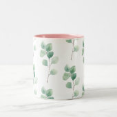 Tasse 2 Couleurs Eucalyptus Motif vert (Centre)