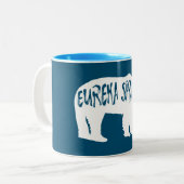 Tasse 2 Couleurs Eureka Springs Arkansas Bear (Devant gauche)