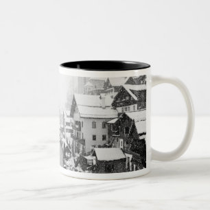 Tasse 2 Couleurs Europe, Autriche, Hallstat. Vue de la ville sous l