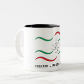 Tasse 2 Couleurs Euskadi - Basque Country 2 (Devant gauche)