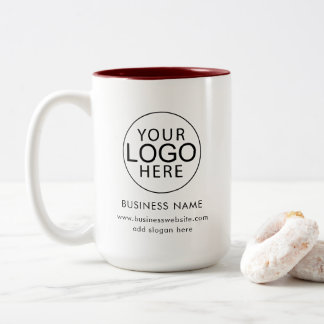 Tasse 2 Couleurs Événements d'entreprise Logo d'entreprise Personna