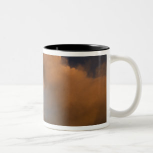 Tasse 2 Couleurs Évent sommital de l'Etna, Sicile, Italie