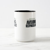 Tasse 2 Couleurs Évitement Actuel Des Responsabilités (Centre)