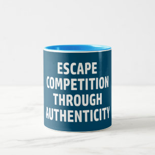 Tasse 2 Couleurs Éviter la concurrence par l'authenticité
