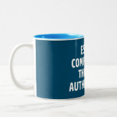Tasse 2 Couleurs Éviter la concurrence par l'authenticité (Gauche)