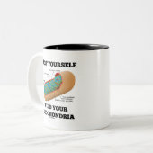 Tasse 2 Couleurs Évitez De Construire Vos Mitochondries (Devant gauche)