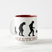 Tasse 2 Couleurs Évolution de Zombie (Devant gauche)