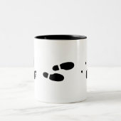 Tasse 2 Couleurs Évolution des empreintes de l'autorité (Centre)
