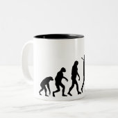 Tasse 2 Couleurs Évolution Drinkware de pirate (Devant gauche)