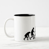 Tasse 2 Couleurs Évolution Drinkware de pirate (Gauche)